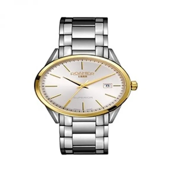 罗马表/Roamer 睿星系列 不锈钢表壳 瑞士优质石英机芯 508833-47-15-50