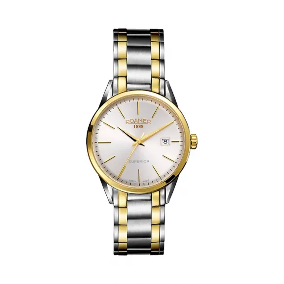 罗马表/Roamer 睿星系列 不锈钢表壳 瑞士优质石英机芯 508833-47-15-51