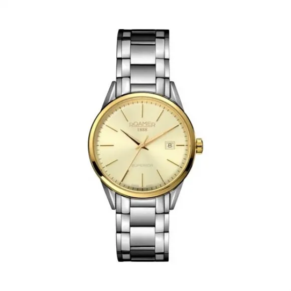 罗马表/Roamer 睿星系列 不锈钢表壳 瑞士优质石英机芯 508833-47-35-50