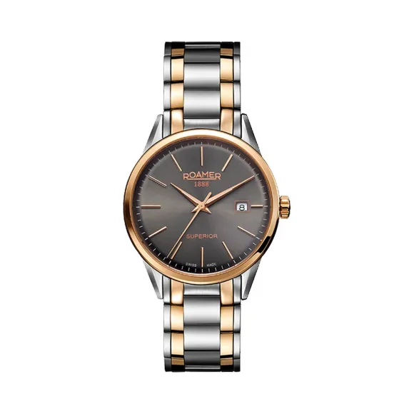 罗马表/Roamer 睿星系列 不锈钢表壳 瑞士优质多功能石英机芯 508833-49-05-51