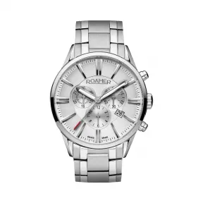 罗马表/Roamer 睿星多功能系列 不锈钢表壳 瑞士优质多功能石英机芯 508837-41-15-50