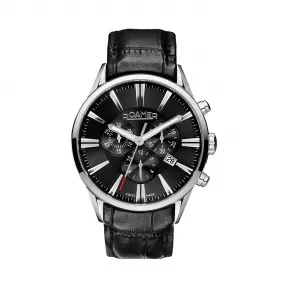 罗马表/Roamer 睿星多功能系列 不锈钢表壳 瑞士优质多功能石英机芯 508837-41-55-05