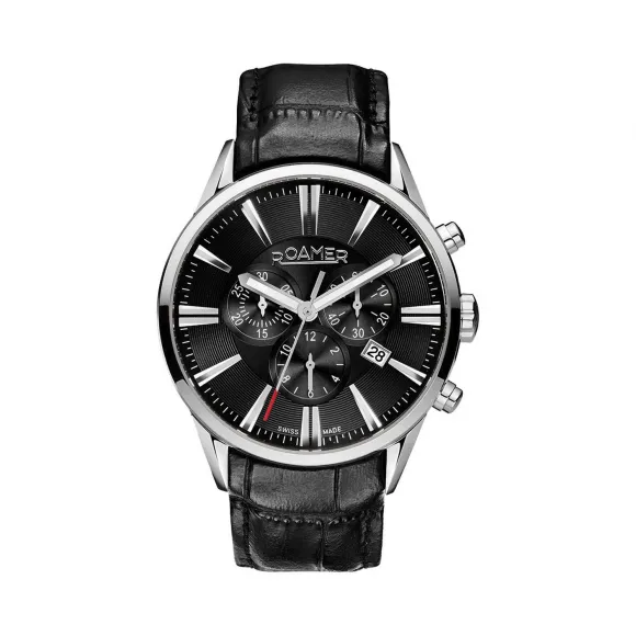 罗马表/Roamer 睿星多功能系列 不锈钢表壳 瑞士优质多功能石英机芯 508837-41-55-05