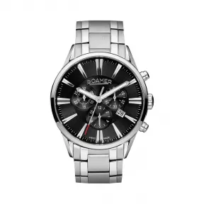 罗马表/Roamer 睿星多功能系列 不锈钢表壳 瑞士优质多功能石英机芯 508837-41-55-50
