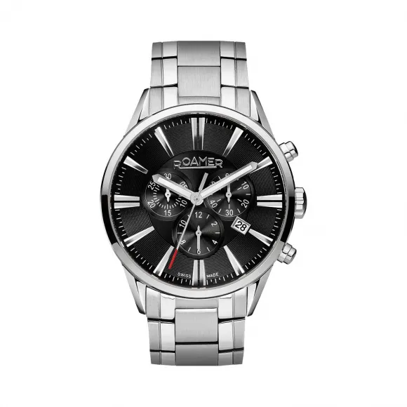 罗马表/Roamer 睿星多功能系列 不锈钢表壳 瑞士优质多功能石英机芯 508837-41-55-50
