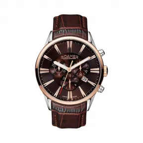 罗马表/Roamer 睿星多功能系列 不锈钢表壳 瑞士优质多功能石英机芯 508837-41-65-05