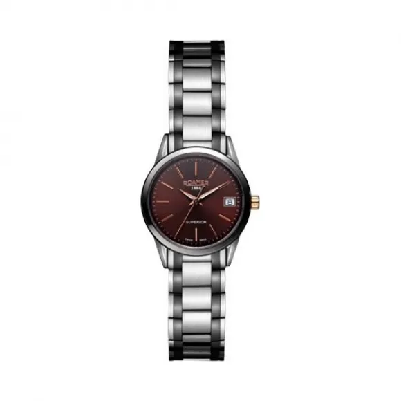 罗马表/Roamer 睿星系列 不锈钢表壳 瑞士优质多功能石英机芯 508856-40-65-51