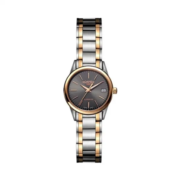 罗马表/Roamer 睿星系列 不锈钢表壳 瑞士优质多功能石英机芯 508856-49-05-50