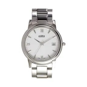 罗马表/Roamer 新经典石英系列 PVD真空离子电镀或全实心不锈钢表壳 瑞士高级石英机芯 508933-41-23-50