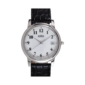 罗马表/Roamer 新经典石英系列 PVD真空离子电镀或全实心不锈钢表壳 瑞士高级石英机芯 508933-41-26-05