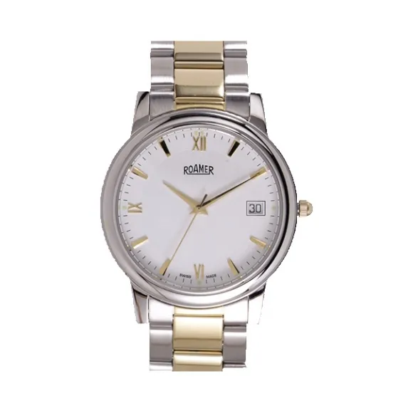 罗马表/Roamer 新经典石英系列 PVD真空离子电镀或全实心不锈钢表壳 瑞士高级石英机芯 508933-47-23-50