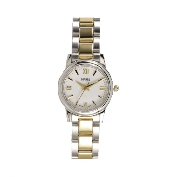 罗马表/Roamer 新经典石英系列 PVD真空离子电镀或全实心不锈钢表壳 瑞士高级石英机芯 508937-47-23-50