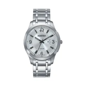 罗马表/Roamer 前瞻系列 全实心不锈钢表壳 瑞士超薄石英机芯 509972-41-15-50