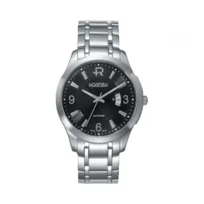 罗马表/Roamer 前瞻系列 全实心不锈钢表壳 瑞士超薄石英机芯 509972-41-54-50