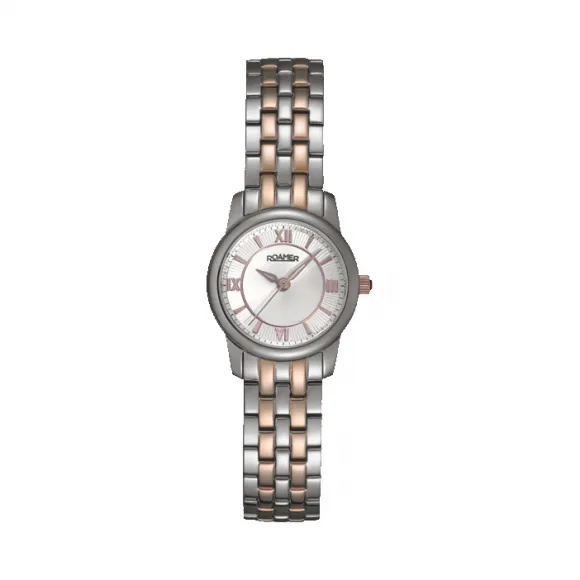 罗马表/Roamer 卓越系列 PVD真空离子电镀或全实心不锈钢表壳 瑞士优质石英机芯 510847-49-13-50