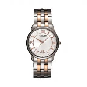 罗马表/Roamer 卓越系列 PVD真空离子电镀或全实心不锈钢表壳 瑞士优质石英机芯 510972-49-13-50