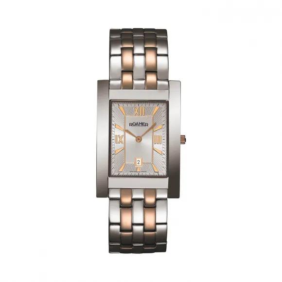 罗马表/Roamer 卓越系列 全实心不锈钢表壳 瑞士优质石英机芯 511973-49-13-50