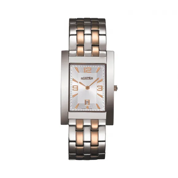 罗马表/Roamer 卓越系列 全实心不锈钢表壳 瑞士优质石英机芯 511973-49-14-50