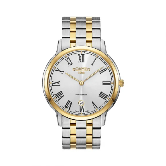 罗马表/Roamer 纤薄I系列 不锈钢表壳 瑞士优质石英机芯 515810-47-22-50