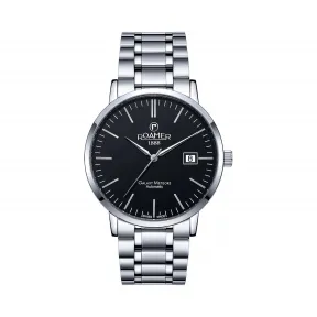 罗马表/Roamer 银河流星系列 全实心不锈钢表壳 瑞士全自动机械机芯 533633-41-55-50