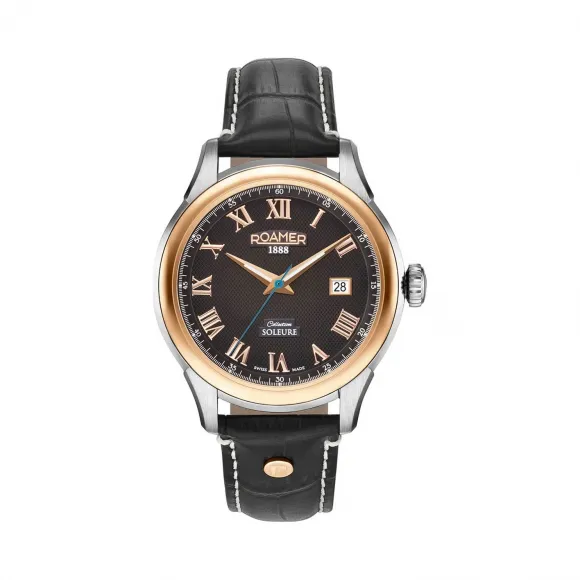 罗马表/Roamer 索洛图恩 不锈钢表壳 瑞士全自动机械机芯 545660-49-52-05