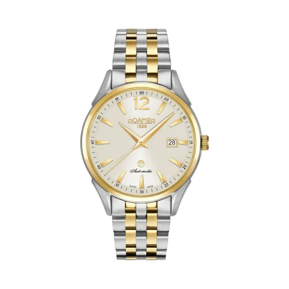 罗马表/Roamer 瑞美系列 全实心不锈钢表壳 瑞士全自动机械机芯 550660-47-35-50