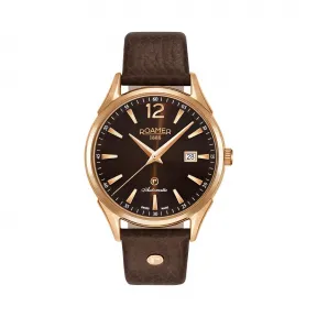 罗马表/Roamer 瑞美系列 全实心不锈钢表壳 瑞士全自动机械机芯 550660-49-65-05