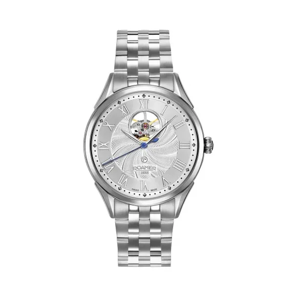 罗马表/Roamer 皓锐系列 全实心不锈钢表壳 瑞士全自动机械机芯 550661-41-22-50