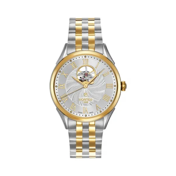 罗马表/Roamer 皓锐系列 全实心不锈钢表壳 瑞士全自动机械机芯 550661-47-22-50