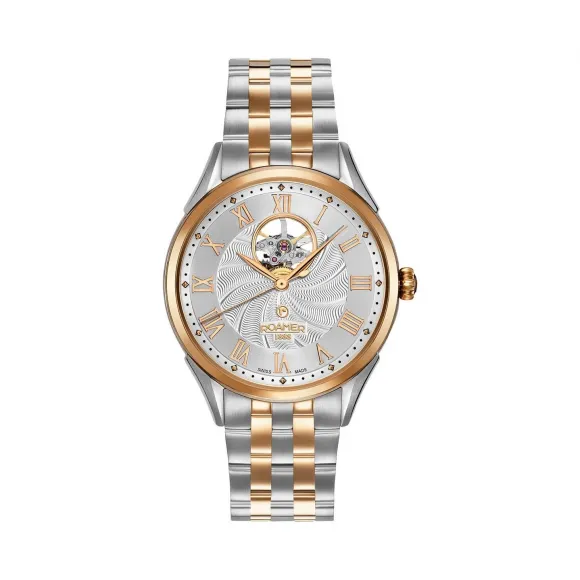 罗马表/Roamer 皓锐系列 全实心不锈钢表壳 瑞士全自动机械机芯 550661-49-22-50