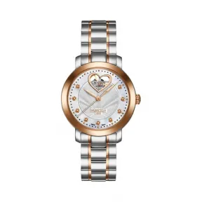 罗马表/Roamer 皓芯系列 全实心不锈钢表壳 瑞士全自动机械机芯 556661-46-19-50