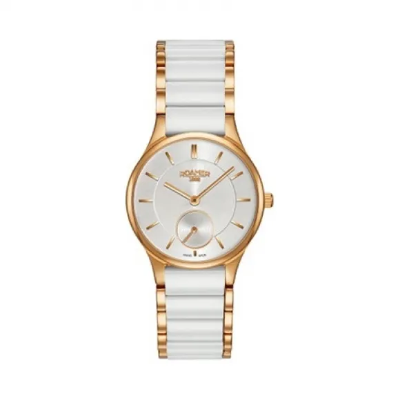 罗马表/Roamer 梦幻陶瓷家族-魅之影 PVD真空离子电镀 瑞士优质石英机芯 677855-49-15-60