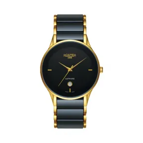 罗马表/Roamer 梦幻陶瓷家族-魅之影 PVD真空离子电镀 瑞士优质石英机芯 677972-48-55-60