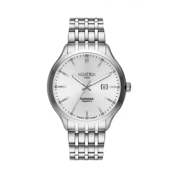 罗马表/Roamer 科马斯系列 不锈钢表壳 瑞士优质石英机芯 701856-41-15-70
