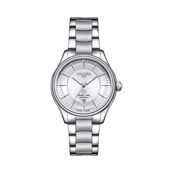 罗马表/Roamer 菁英机械系列 全实心不锈钢表壳 瑞士自动机械机芯 703660-41-15-70.CN