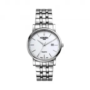 罗马表/Roamer 经典系列 不锈钢表壳 瑞士优质石英机芯 709856-41-25-70