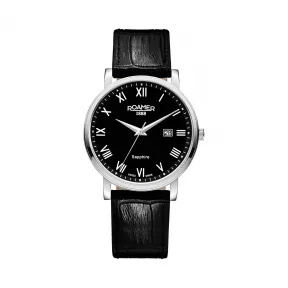 罗马表/Roamer 经典系列 不锈钢表壳 瑞士优质石英机芯 709856-41-52-07