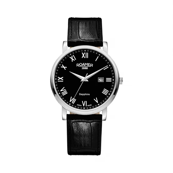 罗马表/Roamer 经典系列 不锈钢表壳 瑞士优质石英机芯 709856-41-52-07