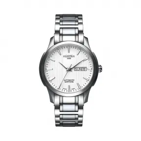 罗马表/Roamer 迈凯莱EOS系列 全实心不锈钢表壳 瑞士全自动机械机芯 716637-41-15-70