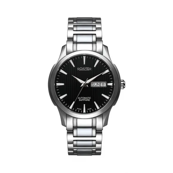 罗马表/Roamer 迈凯莱EOS系列 全实心不锈钢表壳 瑞士全自动机械机芯 716637-41-55-70