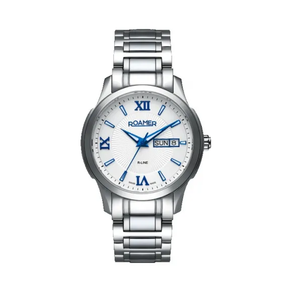 罗马表/Roamer “R”型新款石英系列 PVD真空离子电镀或全实心不锈钢表壳 瑞士优质石英机芯 716860-41-23-70