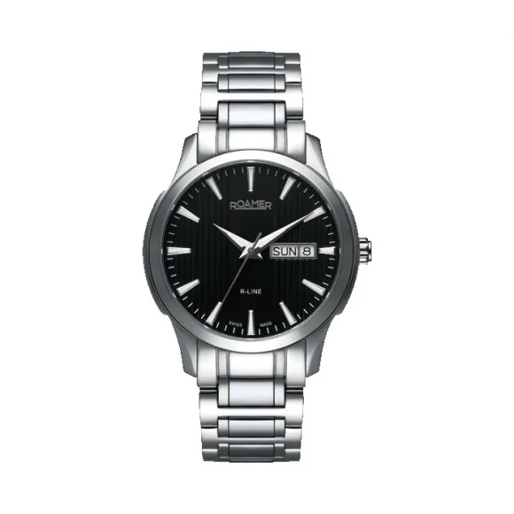 罗马表/Roamer “R”型新款石英系列 PVD真空离子电镀或全实心不锈钢表壳 瑞士优质石英机芯 716860-41-55-70