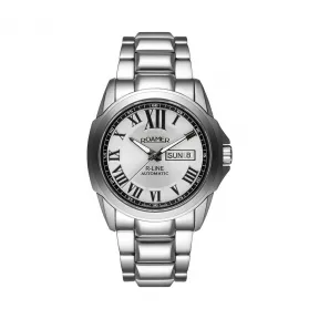 罗马表/Roamer R-Line系列 全实心不锈钢表壳 瑞士全自动机械机芯 730637-41-12-70
