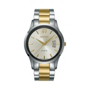 罗马表/Roamer R-Line 715型系列 PVD真空离子电镀或全实心不锈钢表壳 瑞士优质石英机芯 833-47-15-70