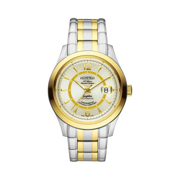 罗马表/Roamer 限量版天文台五行太阳家族系列-木-火-土-金-水 全实心不锈钢表壳 瑞士天文台认证机械机芯 931600-80-JU