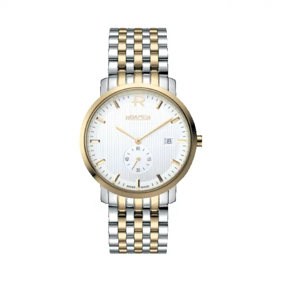 罗马表/Roamer 梦幻歌剧系列 PVD真空离子电镀或全实心不锈钢表壳 瑞士超薄石英机芯 931853-47-15-90