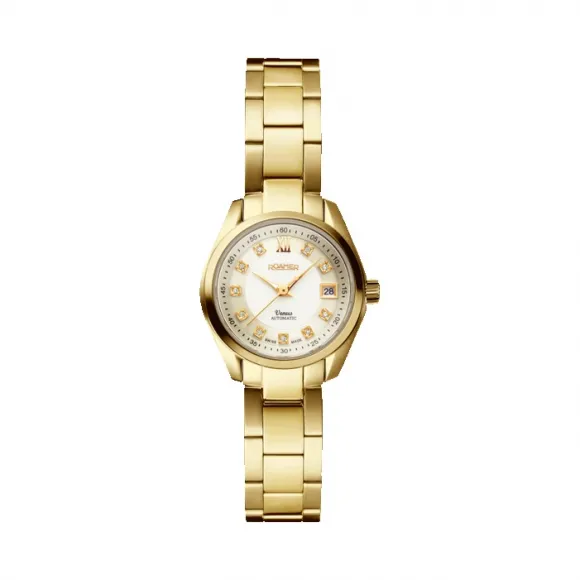 罗马表/Roamer 五行太阳系列家族-金星 PVD真空离子电镀或全实心不锈钢表壳 瑞士自动机械机芯 932561-48-39-90