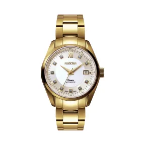 罗马表/Roamer 五行太阳家族系列-金星 全实心不锈钢表壳 瑞士全自动机械机芯 932637-48-29-90