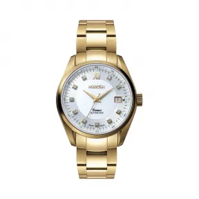 罗马表/Roamer 五行太阳家族系列-金星 全实心不锈钢表壳 瑞士全自动机械机芯 932637-48-39-90