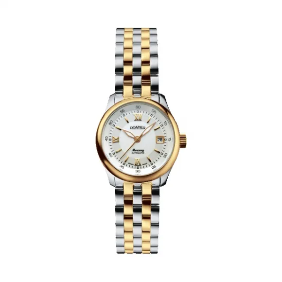 罗马表/Roamer 五行太阳系列家族-水星 PVD真空离子电镀或全实心不锈钢表壳 瑞士自动机械机芯 933561-47-23-90